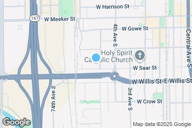 Map image of the property - 327 5th Ave S