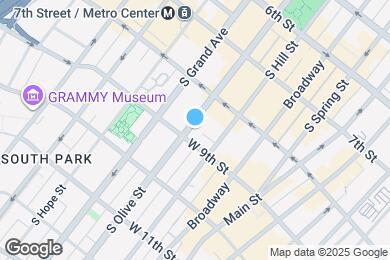 Map image of the property - 868 S Olive St