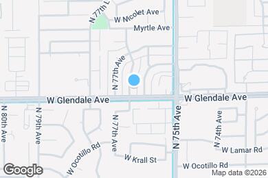 Map image of the property - 7005 N 76th Dr
