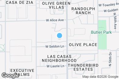 Map image of the property - Celeste on Glendale