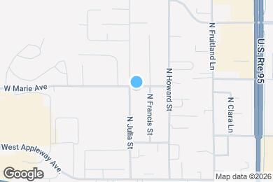 Map image of the property - 2830 N Julia St
