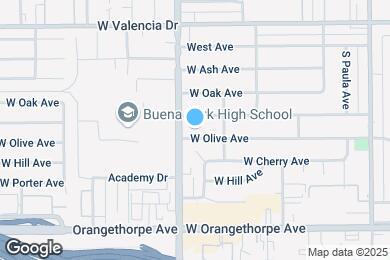 Map image of the property - 2721 W Olive Ave