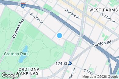 Map image of the property - 858 E 175th St