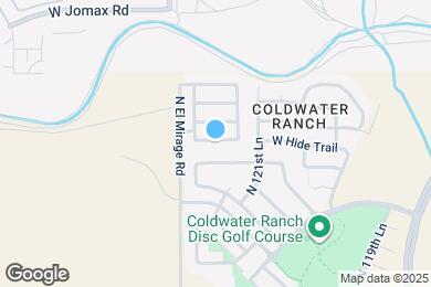 Map image of the property - 12241 W Hide Trail