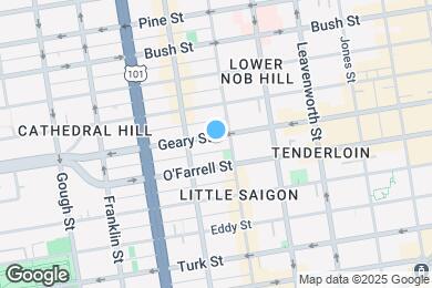 Map image of the property - 925 Geary Street