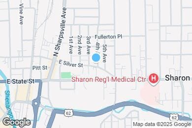 Map image of the property - 447 E Silver St