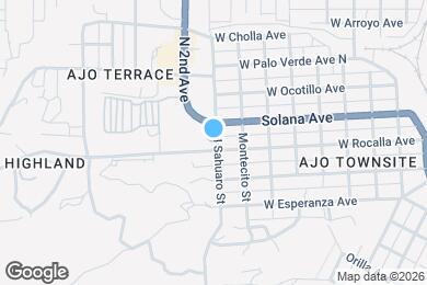 Map image of the property - 900 W Rocalla Ave