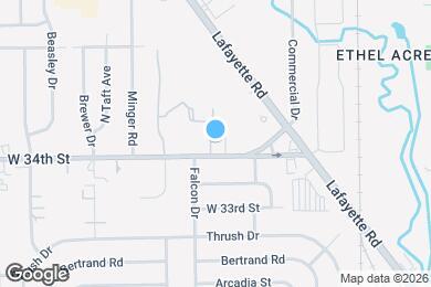Map image of the property - Cedars