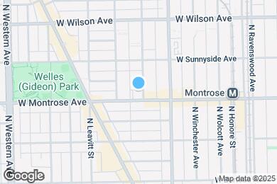 Map image of the property - 4410 N Seeley Ave