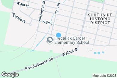 Map image of the property - 118 W 6th St