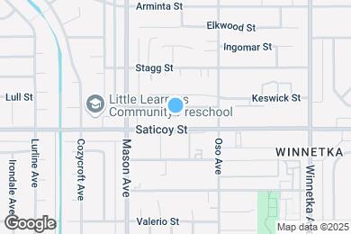 Map image of the property - 20353 Saticoy St