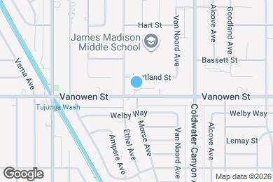 Map image of the property - 13043 Vanowen St