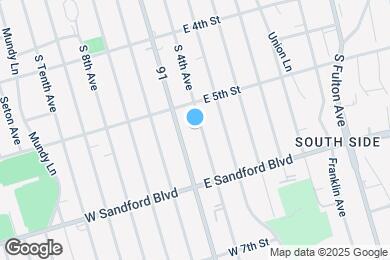 Map image of the property - 422 S 4th Ave