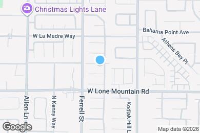 Map image of the property - 3207 W Verde Way
