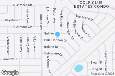 Map image of the property - 1034 Blue Horizon Dr