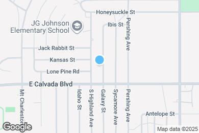 Map image of the property - 1800 Galaxy St