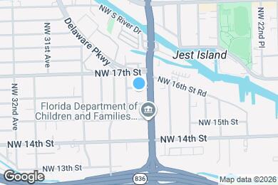 Map image of the property - 2734 NW 16th Terrace