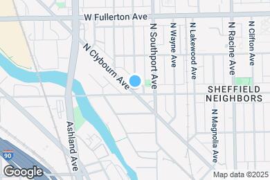 Map image of the property - 2203 N Clybourn Ave