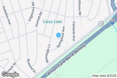 Map image of the property - 1737 Springfield Ave