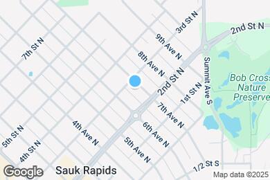 Map image of the property - 221 7th Ave N
