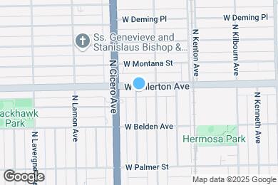 Map image of the property - 4725 W Fullerton Ave