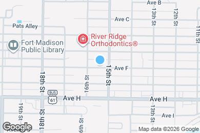Map image of the property - 1515 Avenue F