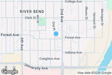 Map image of the property - 1401 2nd Pl