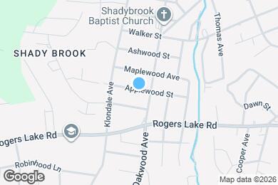 Map image of the property - 801 Applewood St