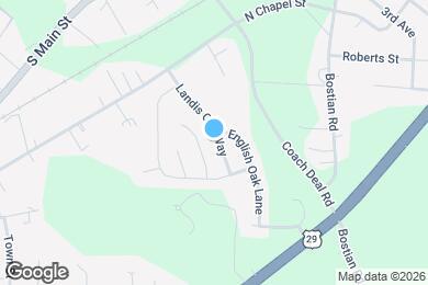 Map image of the property - 504 Landis Oak Way