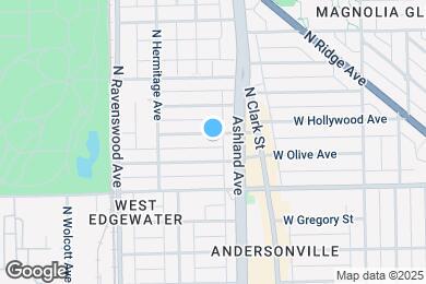 Map image of the property - 1625 W Hollywood Ave