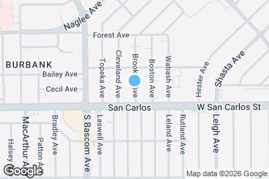 Map image of the property - 24 Brooklyn Ave