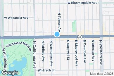 Map image of the property - 2659 W North Ave