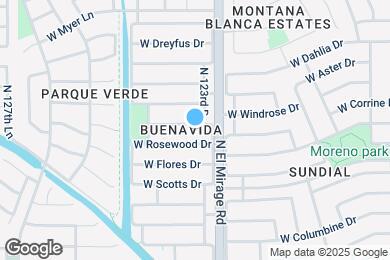 Map image of the property - 12317 W Corrine Dr