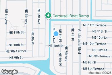 Map image of the property - 1017 NE 6th Ave