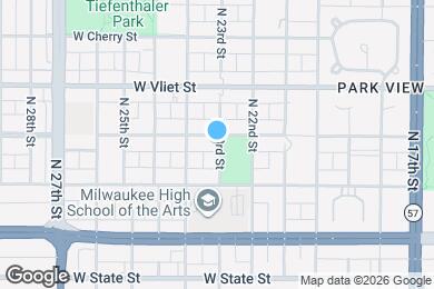 Map image of the property - 2301-2303 W McKinley Ave