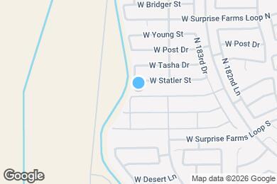 Map image of the property - 18504 W Paradise Ln