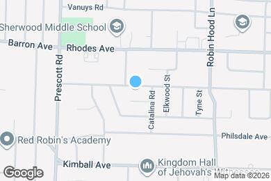 Map image of the property - 3547 Barron Ave