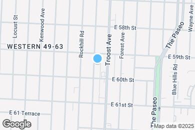 Map image of the property - 5921 Harrison St