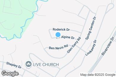 Map image of the property - 220 McAlpine Dr