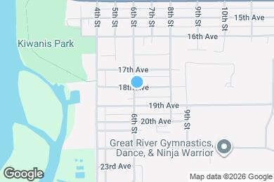 Map image of the property - 602 18th Ave