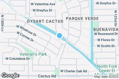 Map image of the property - 12724 W Flores Dr