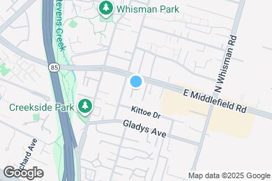 Map image of the property - 99 E Middlefield Rd