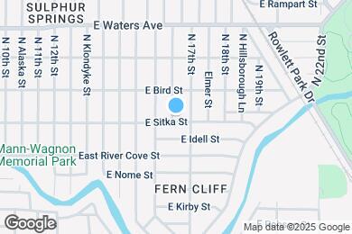 Map image of the property - 1612 E Sitka St
