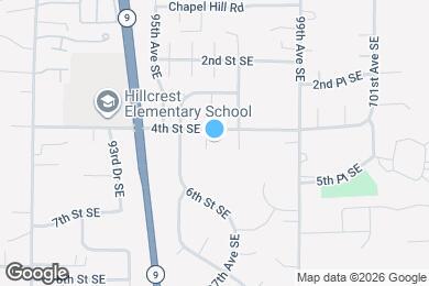 Map image of the property - 411 96th Ave SE