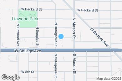 Map image of the property - 1343 1/2-1343 1/2 W Washington St