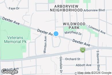 Map image of the property - 1919 Dexter Ave