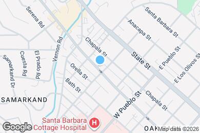 Map image of the property - 2510 De la Vina St