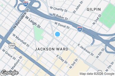 Map image of the property - 14 1/2 W Leigh St