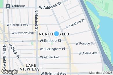 Map image of the property - 646 W Roscoe St