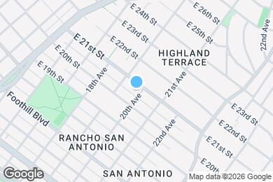 Map image of the property - 2047 20th Ave